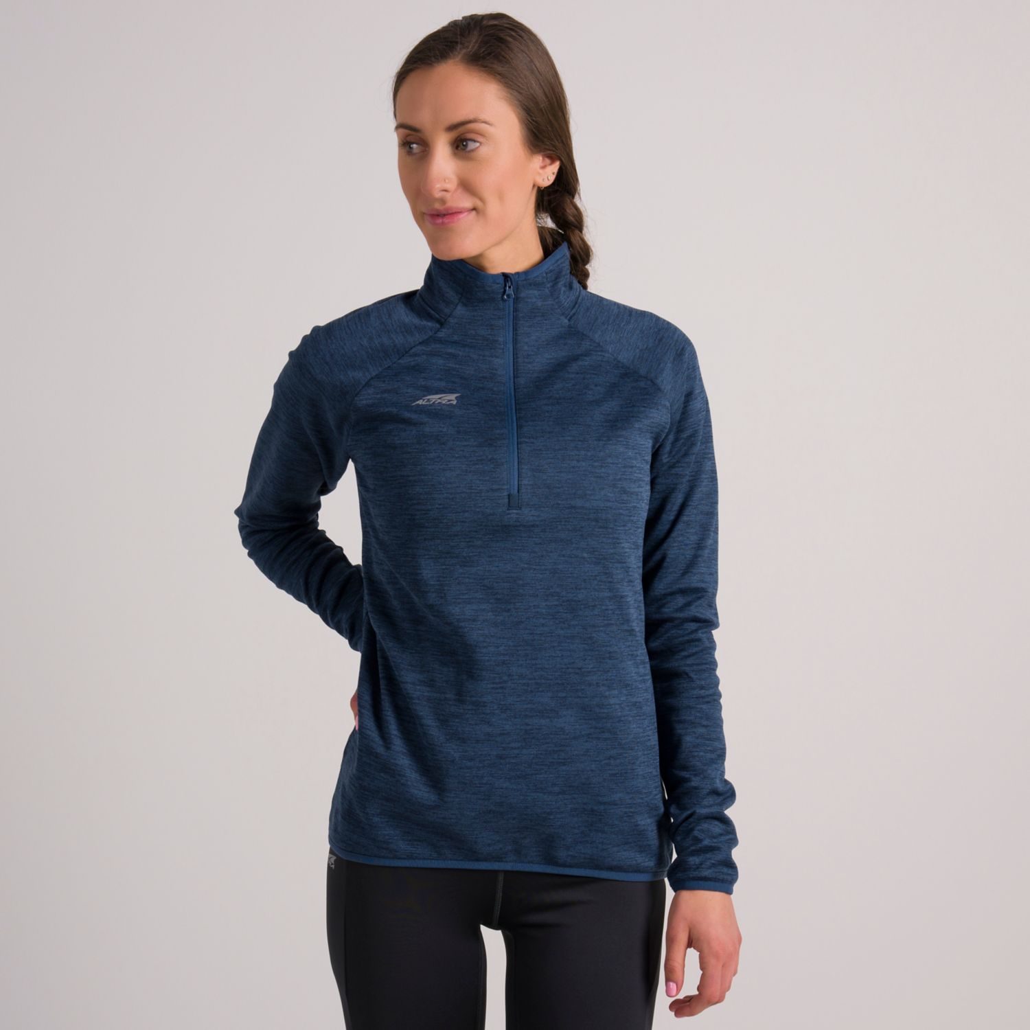 Altra Core 1/2 Zip Women's Pullover Blue | NZ-67139529