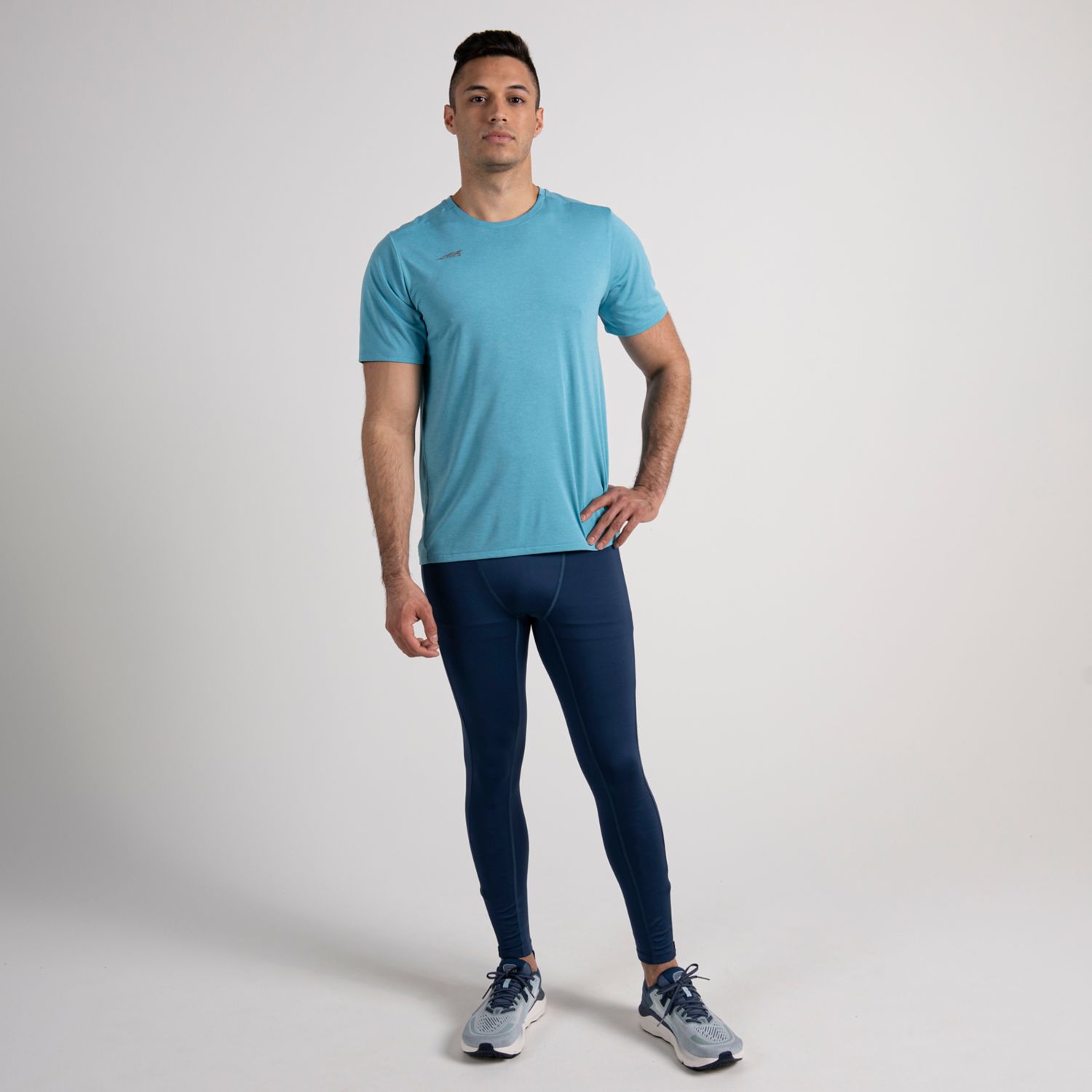 Altra Core Men's T Shirts Blue | NZ-72340159