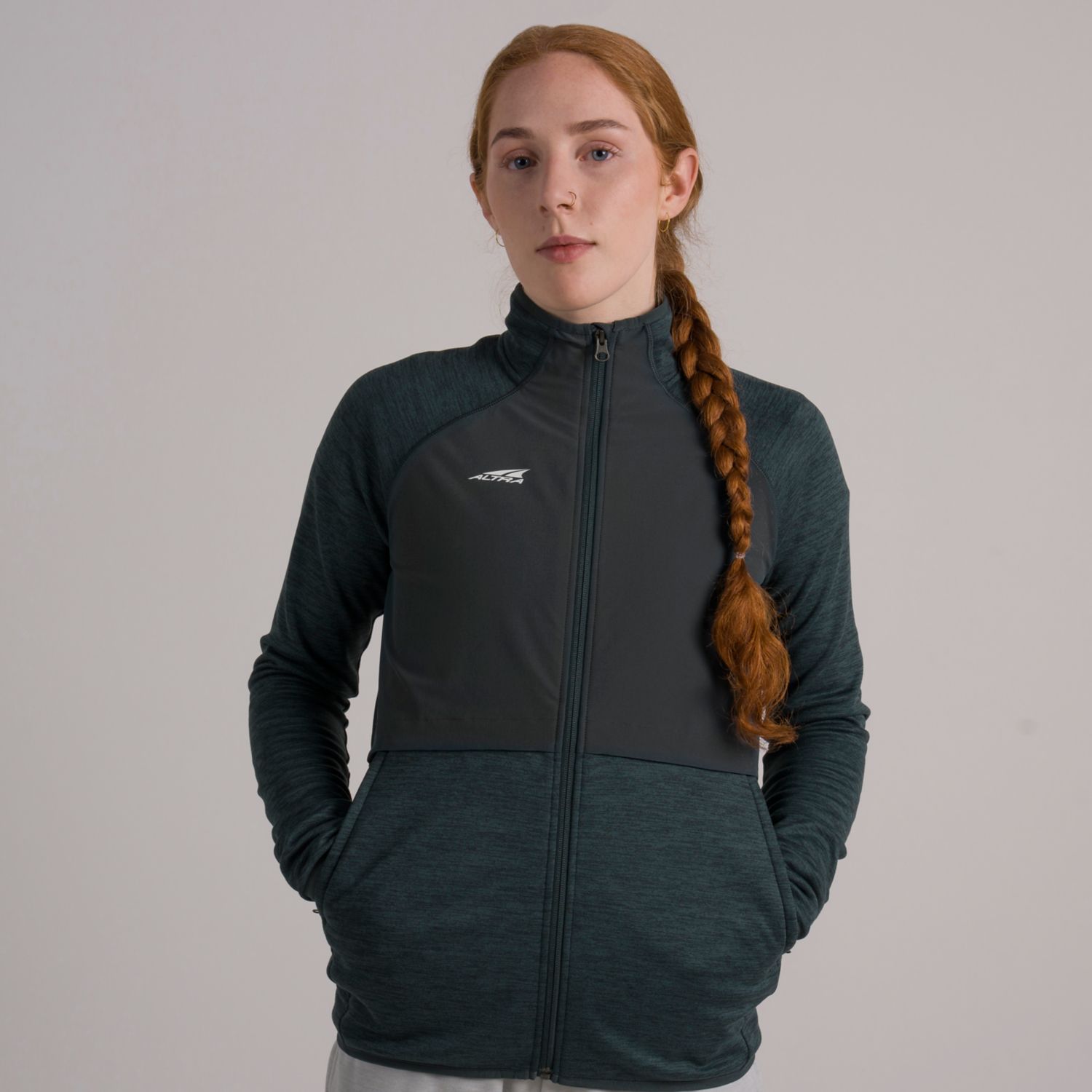 Altra Everyday Hybrid Women's Running Jackets Dark Green | NZ-51709839