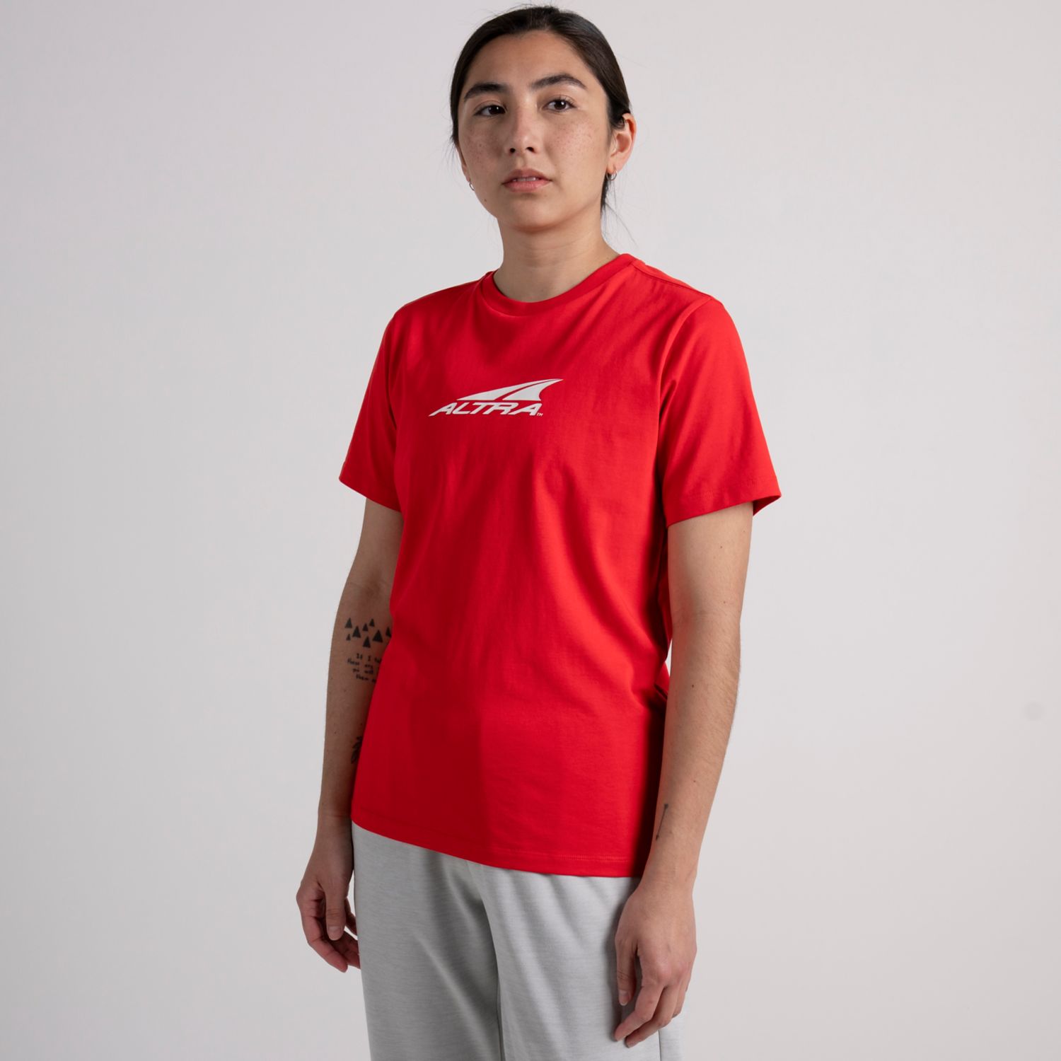 Altra Everyday Recycled Women's T Shirts Red | NZ-98034269