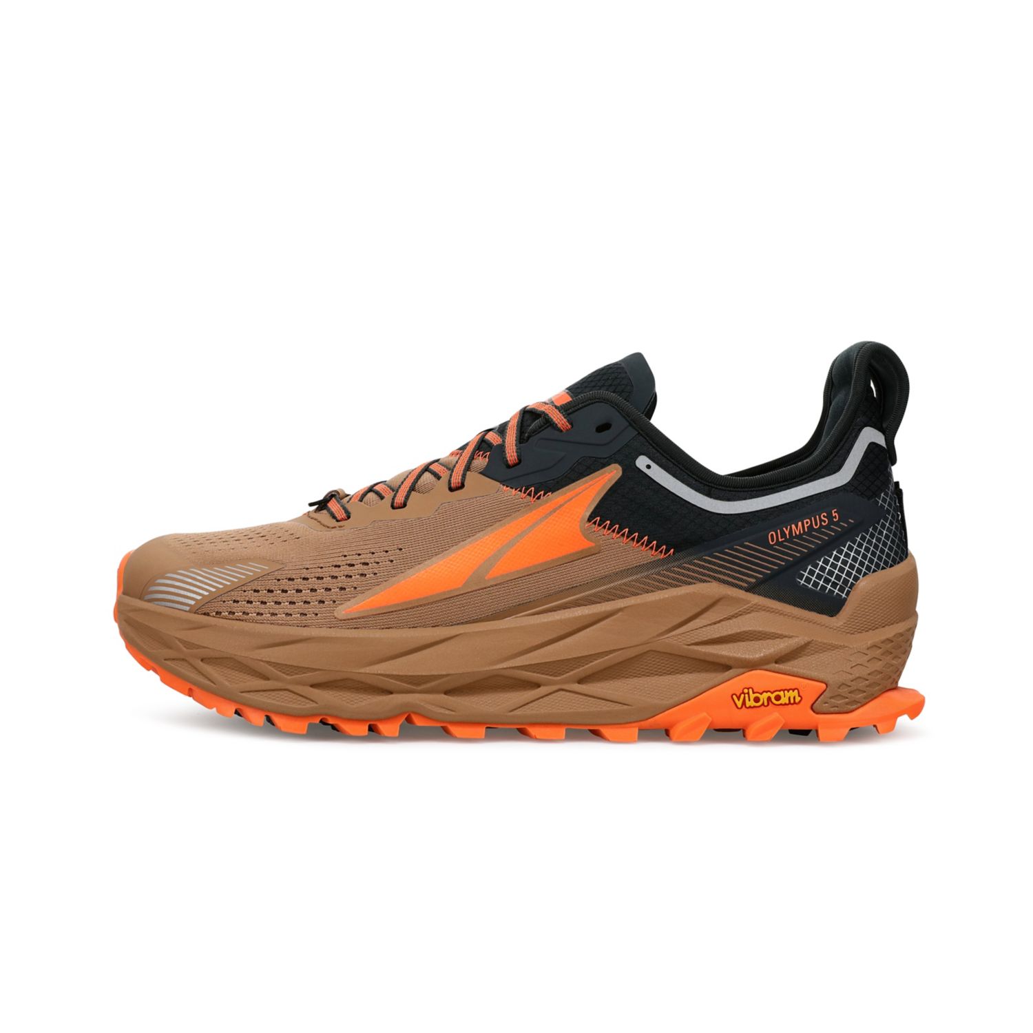 Altra Olympus 5 Men's Trail Running Shoes Brown | NZ-69254319