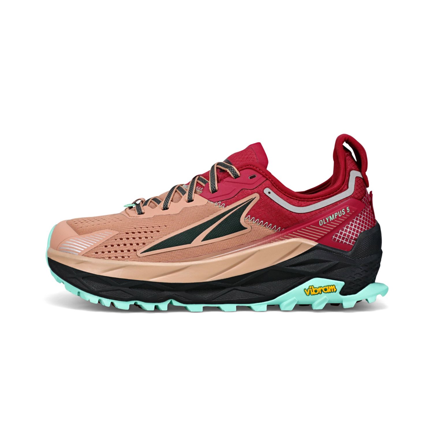 Altra Olympus 5 Women's Trail Running Shoes Brown / Red | NZ-46513879