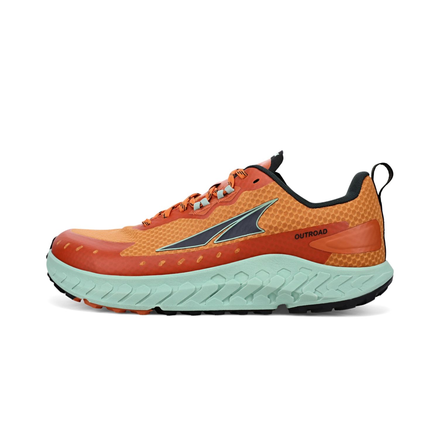 Altra Outroad Men's Road Running Shoes Green / Orange | NZ-38160279