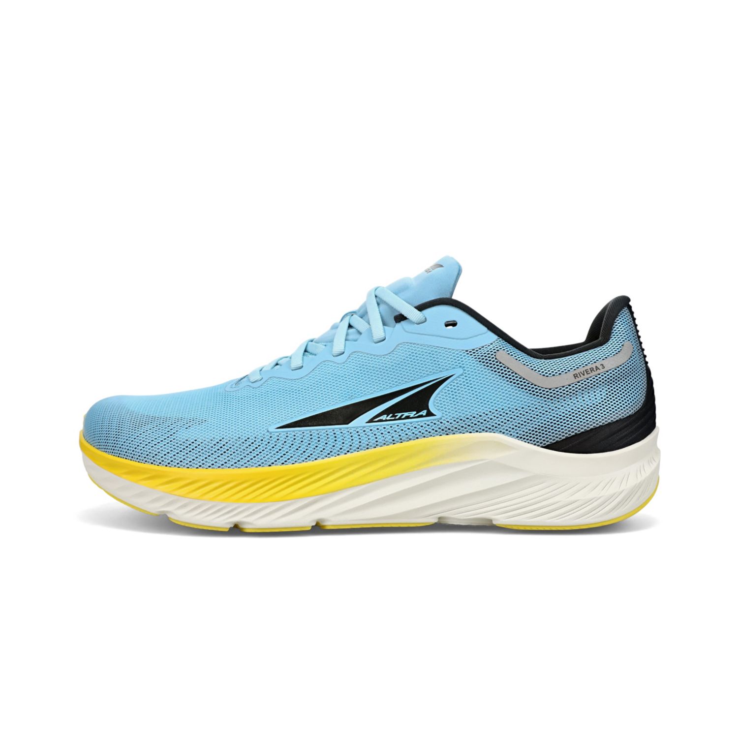 Altra Rivera 3 Men's Walking Shoes Blue / Yellow | NZ-72639549