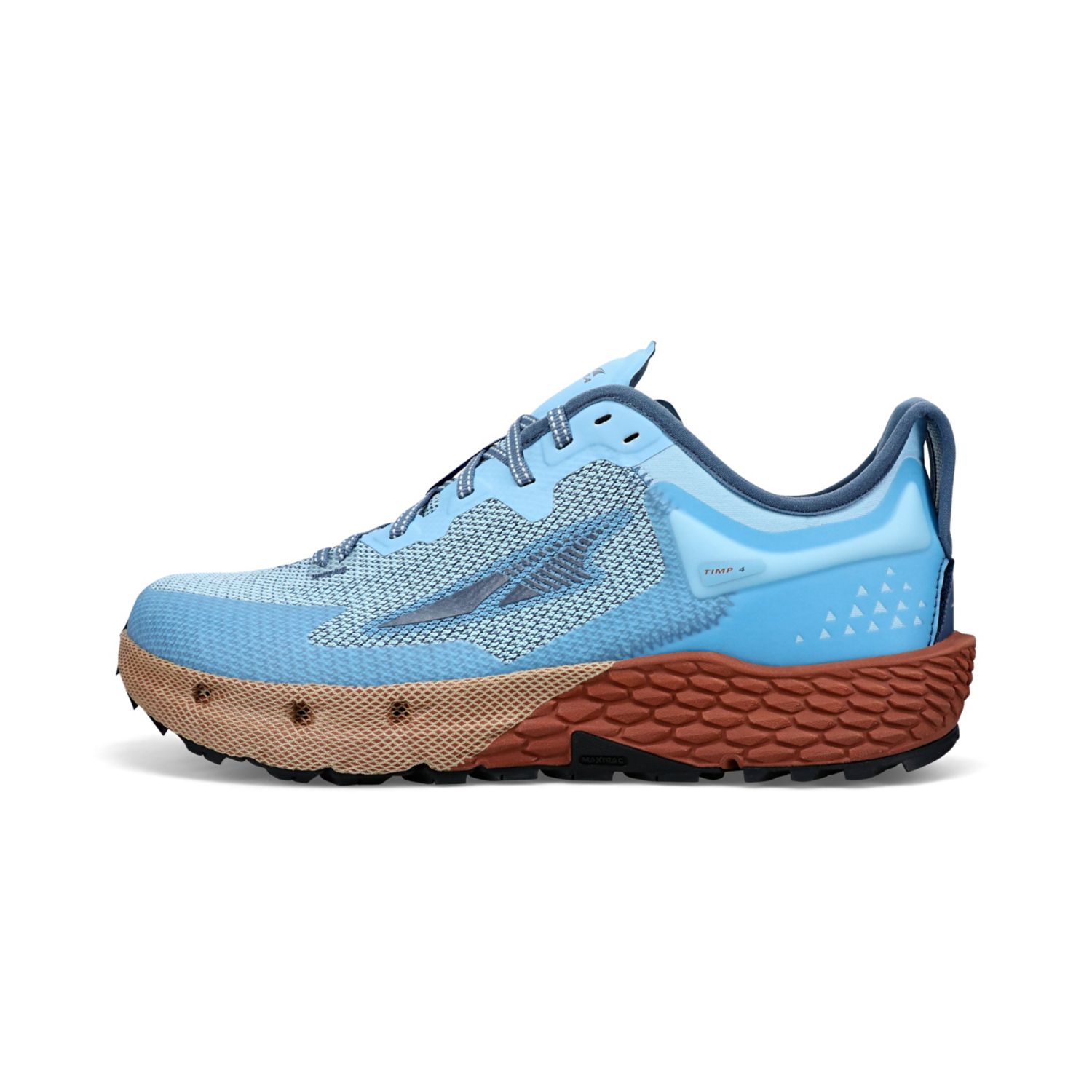 Altra Timp 4 Men's Trail Running Shoes Light Blue | NZ-16597039