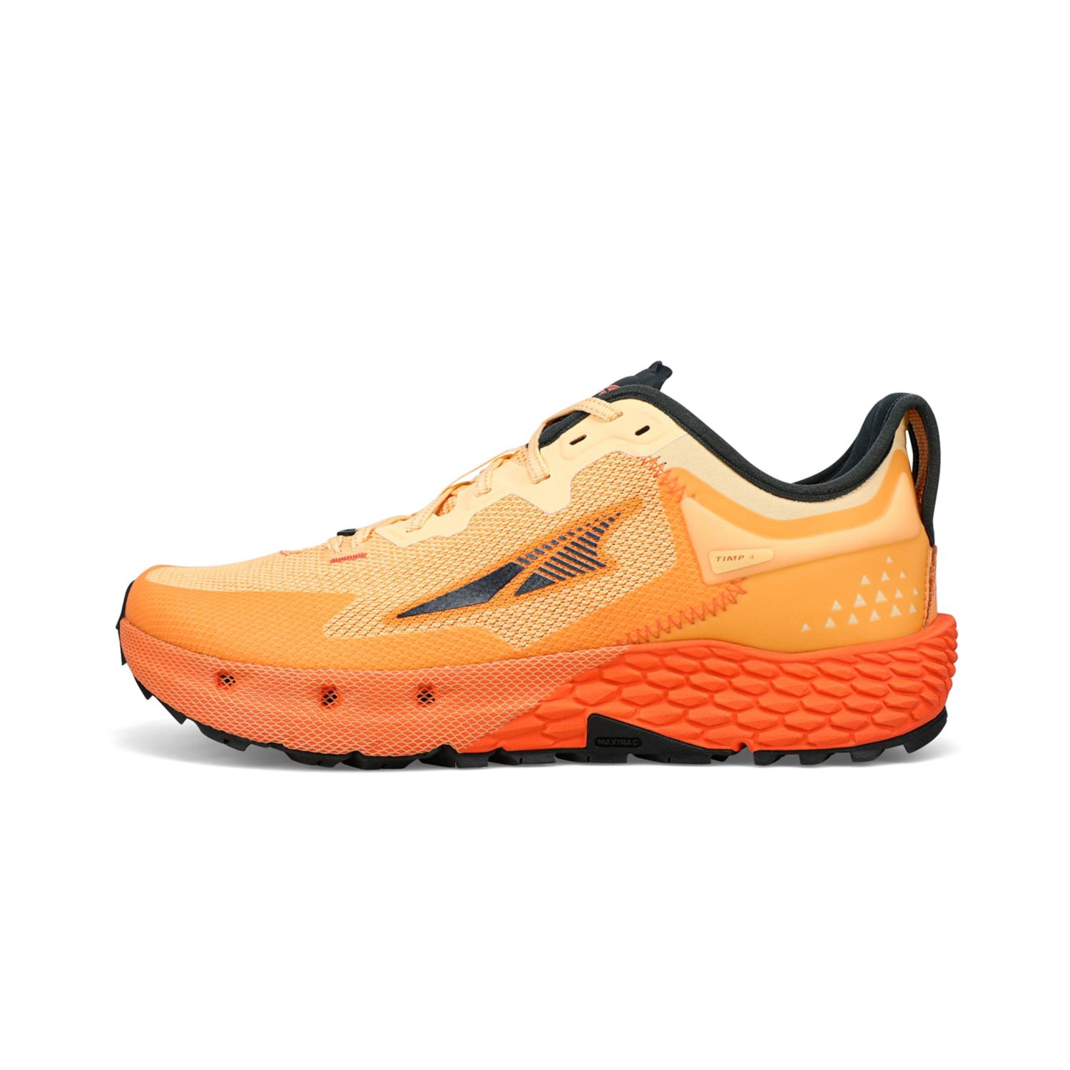 Altra Timp 4 Men's Trail Running Shoes Orange / Black | NZ-59840219