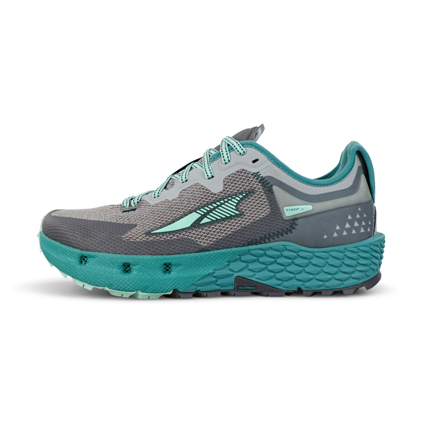 Altra Timp 4 Women's Trail Running Shoes Grey / Turquoise | NZ-41395789