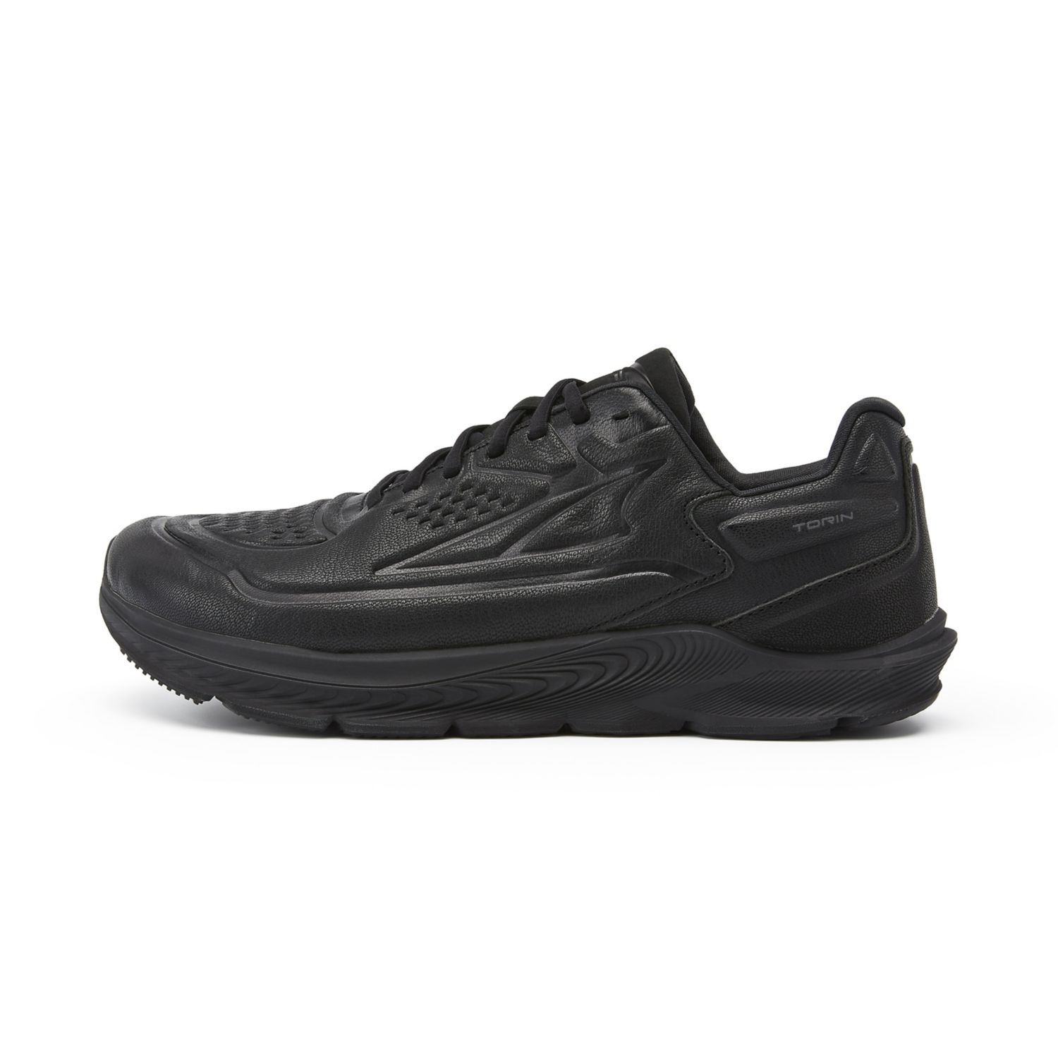 Altra Torin 5 Leather Men's Walking Shoes Black | NZ-53986709