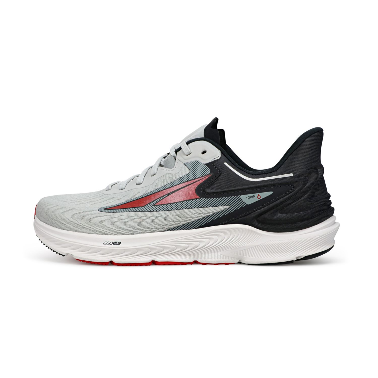 Altra Torin 6 Men's Road Running Shoes Grey / Red | NZ-46915209