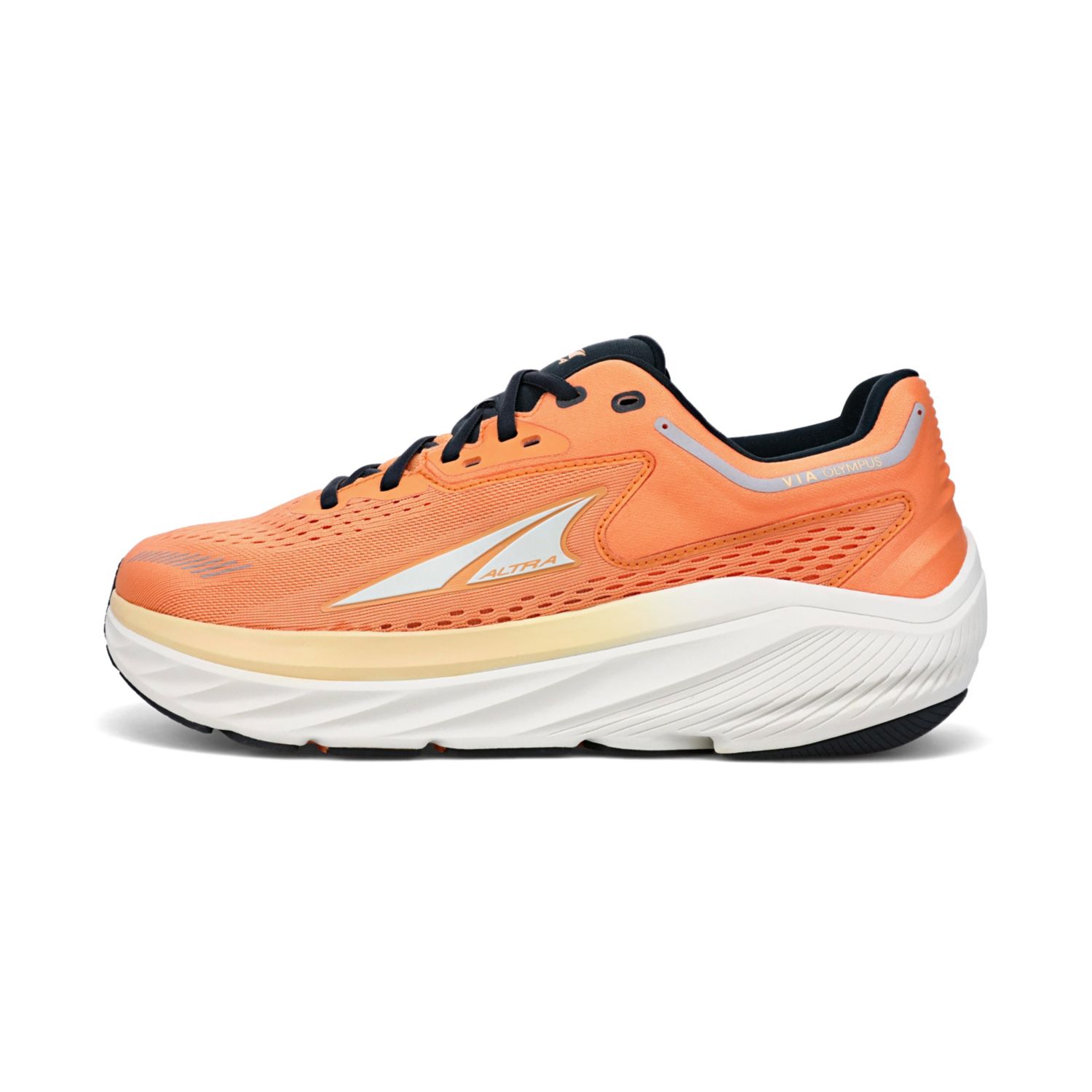 Altra Via Olympus Men's Road Running Shoes Black / Orange | NZ-19367859