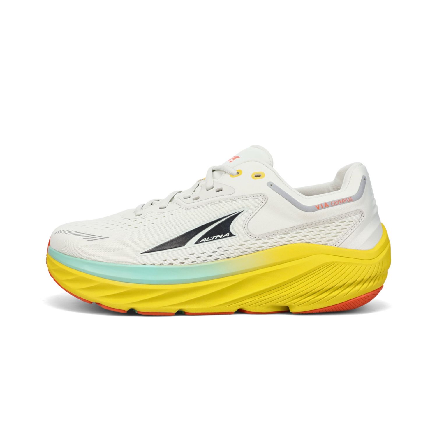 Altra Via Olympus Men's Road Running Shoes Grey / Yellow | NZ-31047629