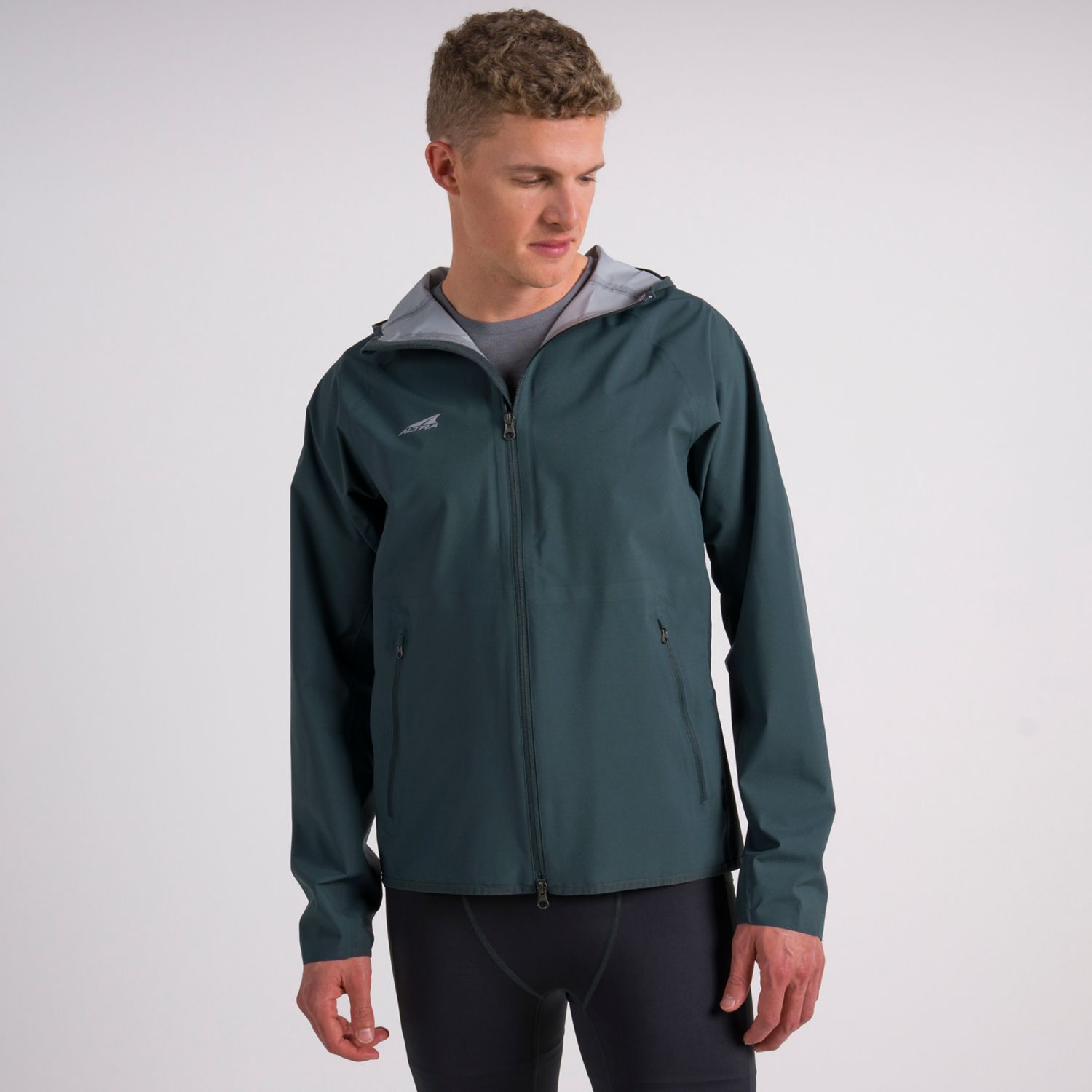 Altra Waterproof Men's Running Jackets Dark Green | NZ-61534909