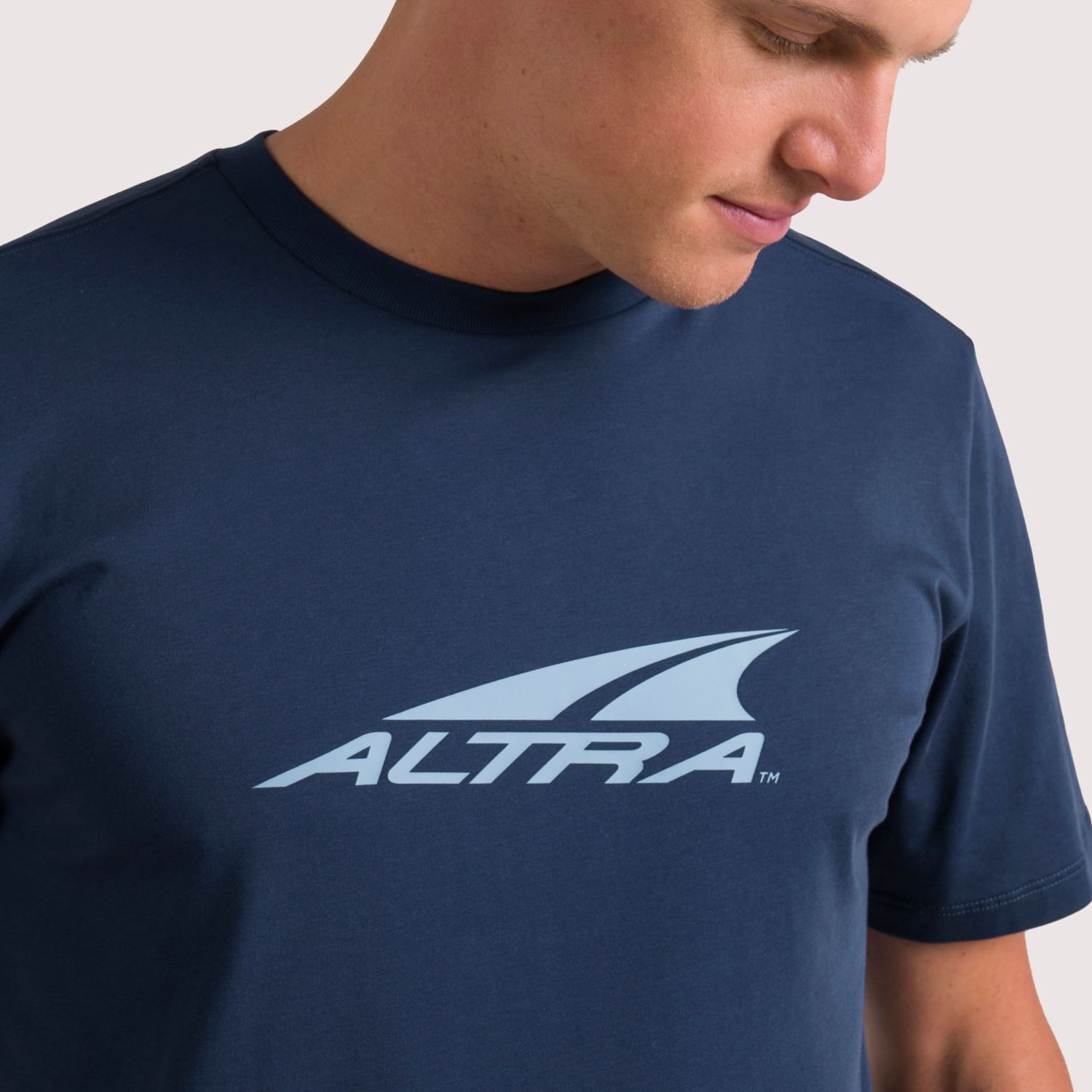 Altra Everyday Recycled Men's T Shirts Blue | NZ-61920379