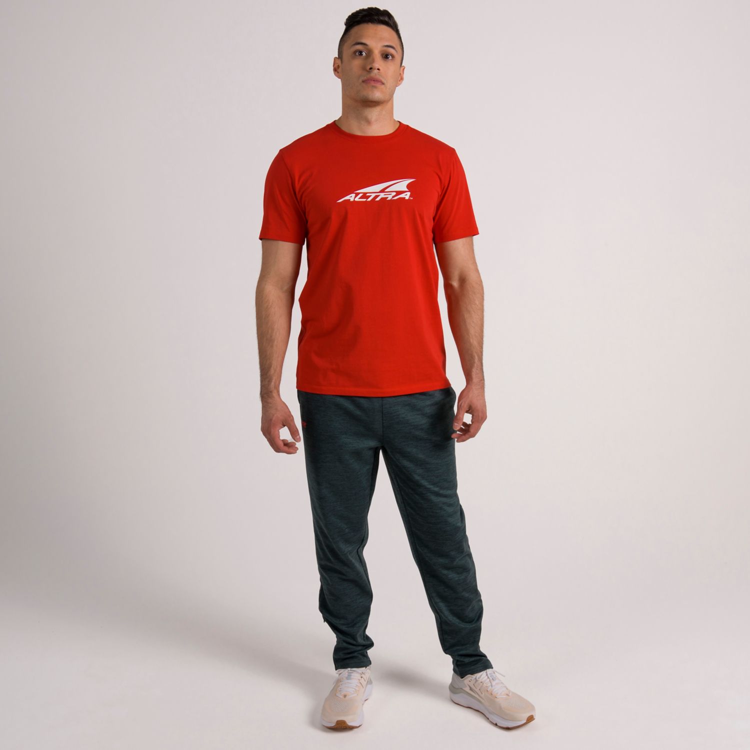 Altra Everyday Recycled Men's T Shirts Red | NZ-76509139