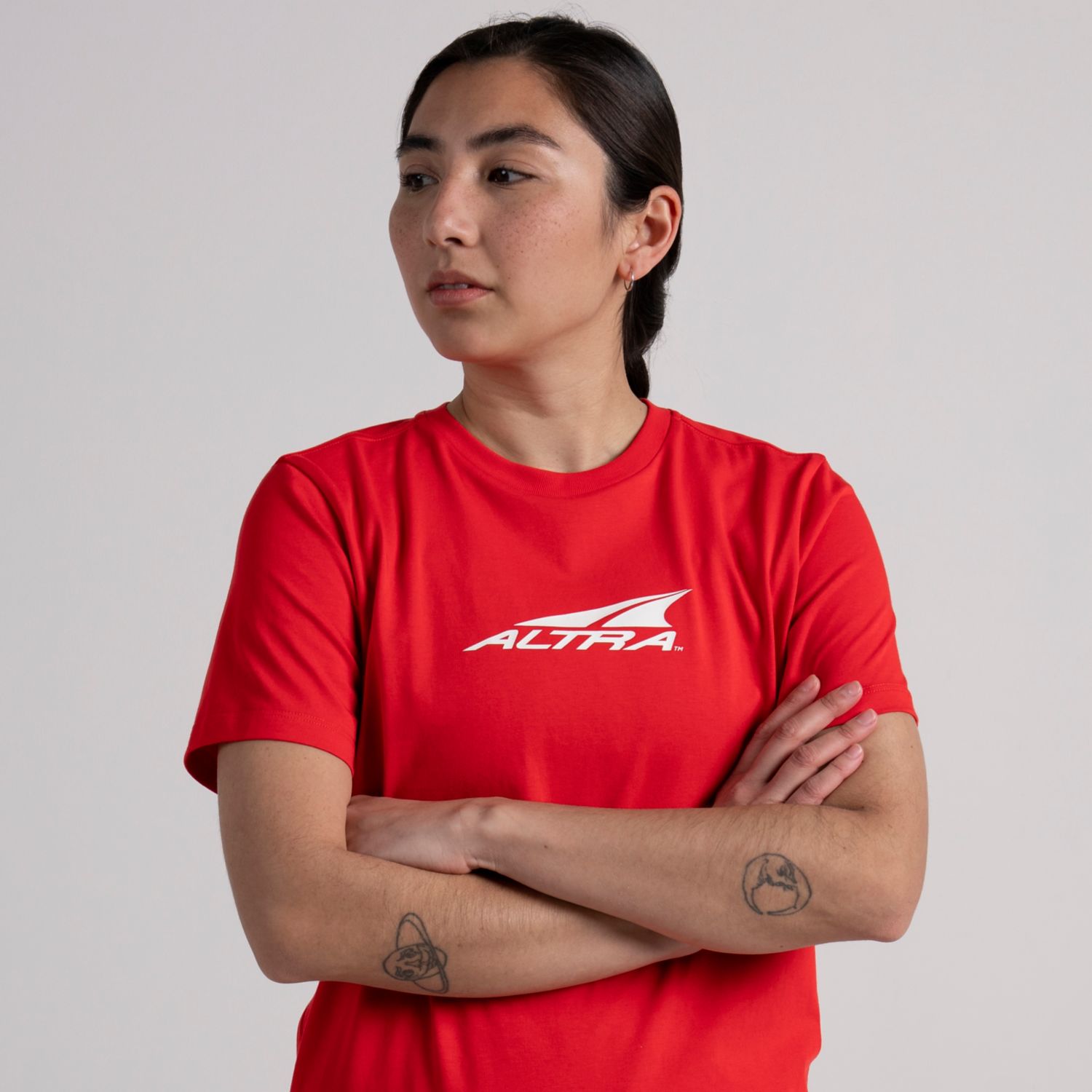 Altra Everyday Recycled Women's T Shirts Red | NZ-98034269