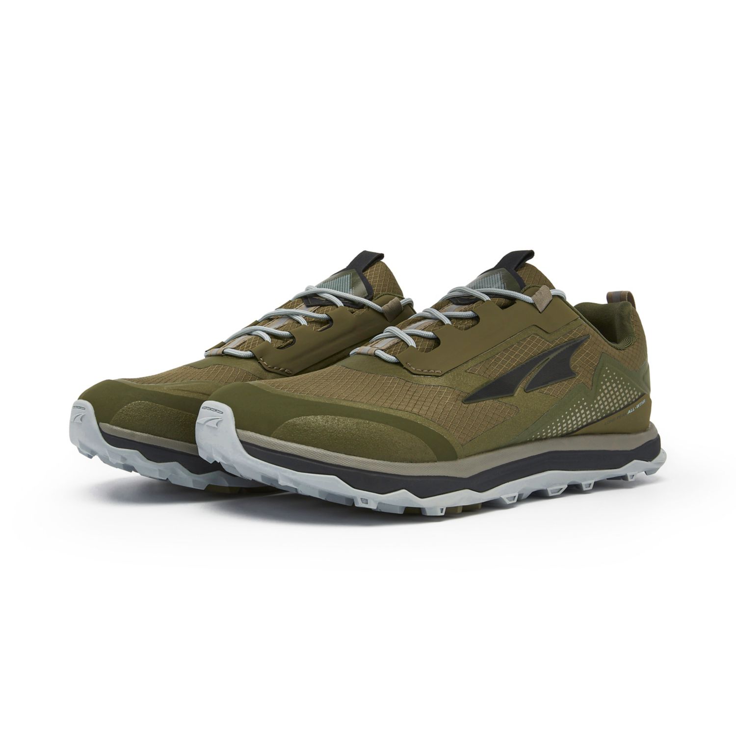 Altra Lone Peak All-wthr Low Men's Trail Running Shoes Olive | NZ-30897419