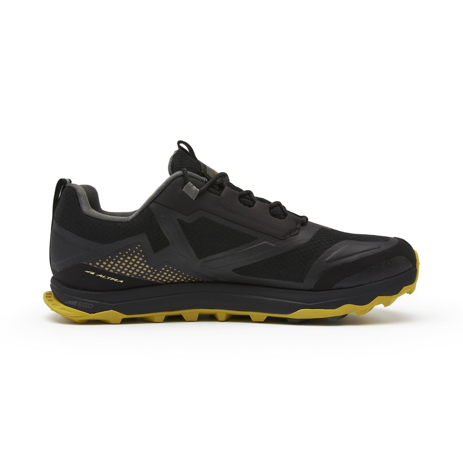 Altra Lone Peak All-wthr Low Men's Trail Running Shoes Black / Yellow | NZ-36147589