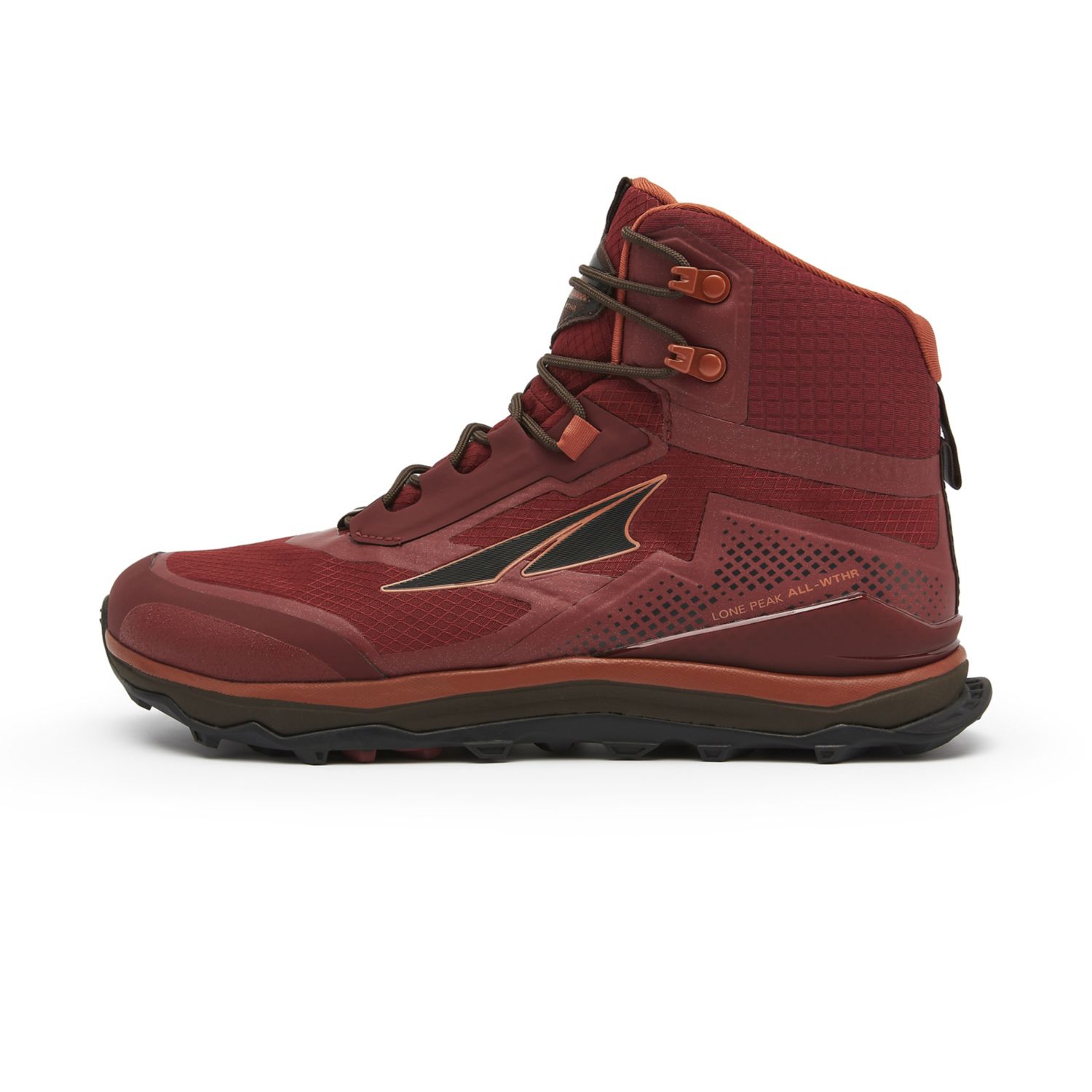 Altra Lone Peak All-wthr Mid Men\'s Hiking Boots Burgundy | NZ-61073929