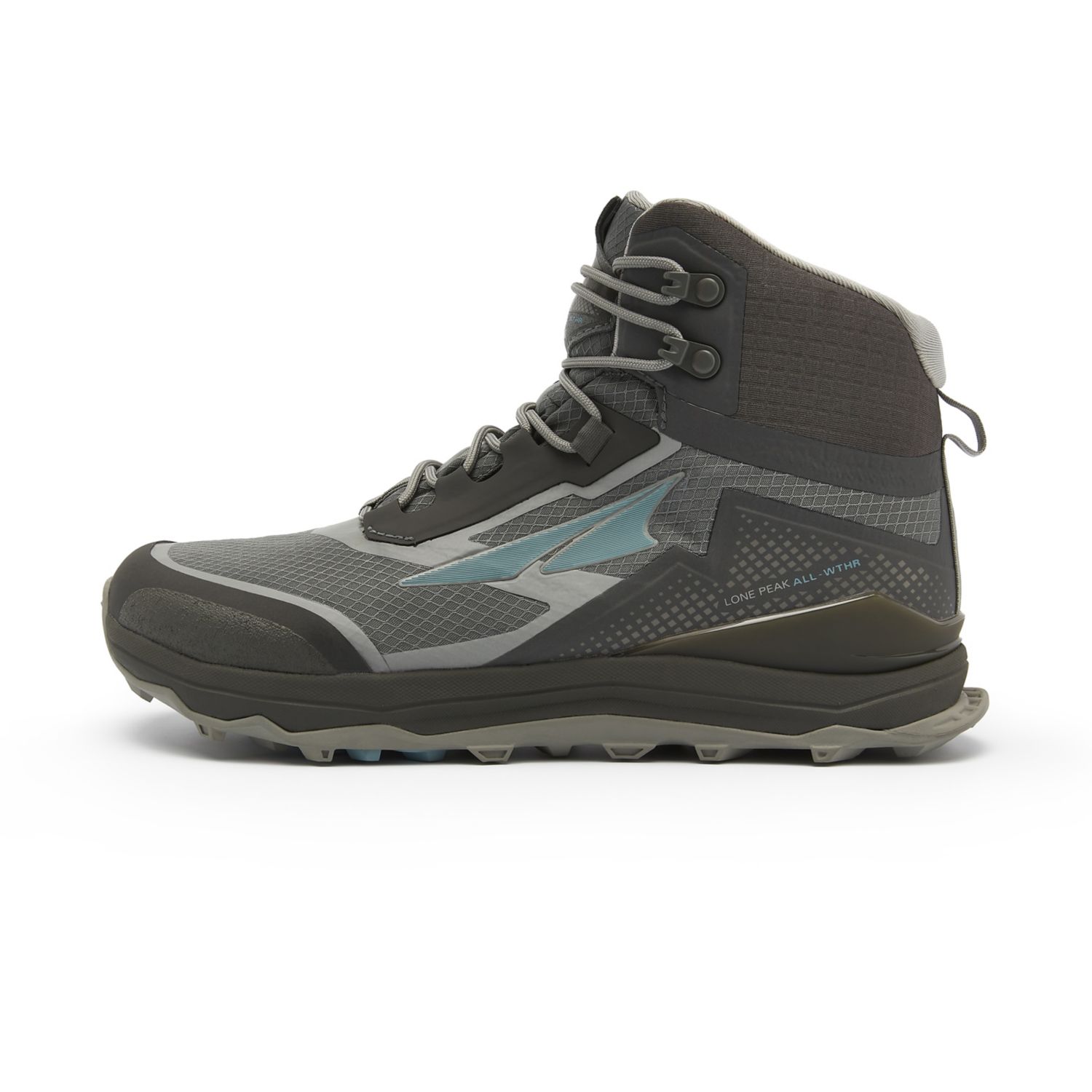 Altra Lone Peak All-wthr Mid Women\'s Hiking Boots Grey / Green | NZ-59682709