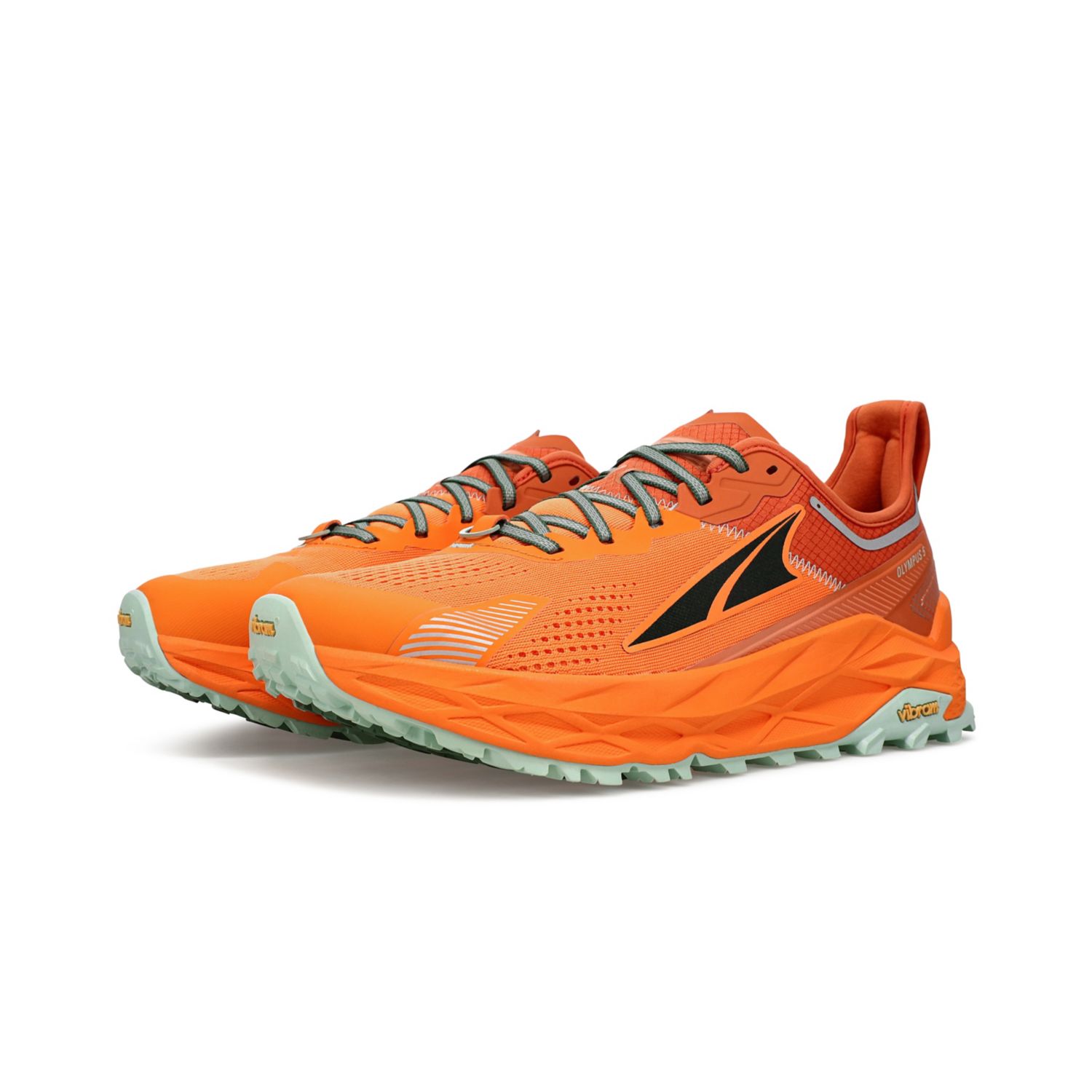 Altra Olympus 5 Men's Trail Running Shoes Orange | NZ-57320949