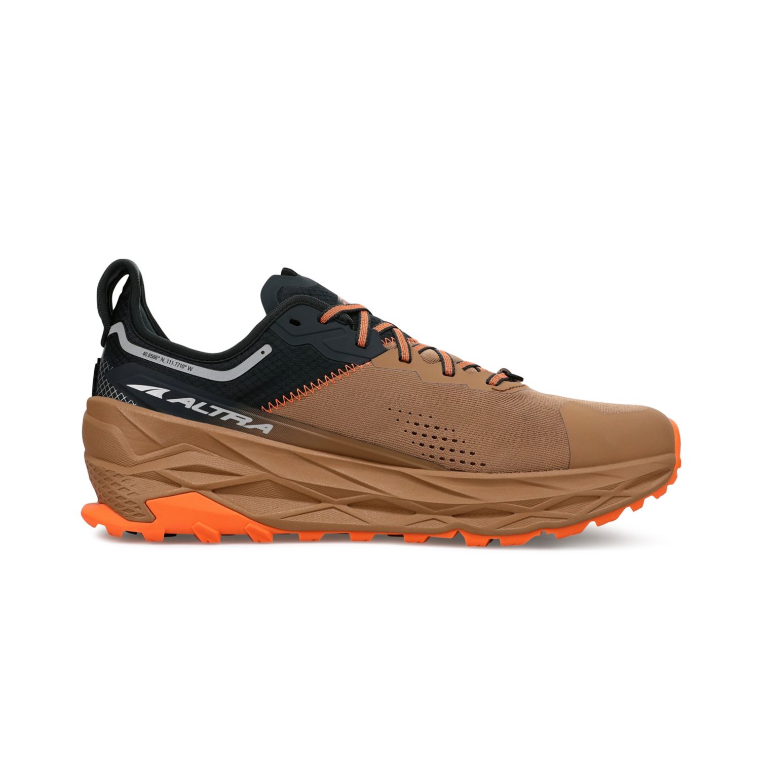 Altra Olympus 5 Men's Trail Running Shoes Brown | NZ-69254319