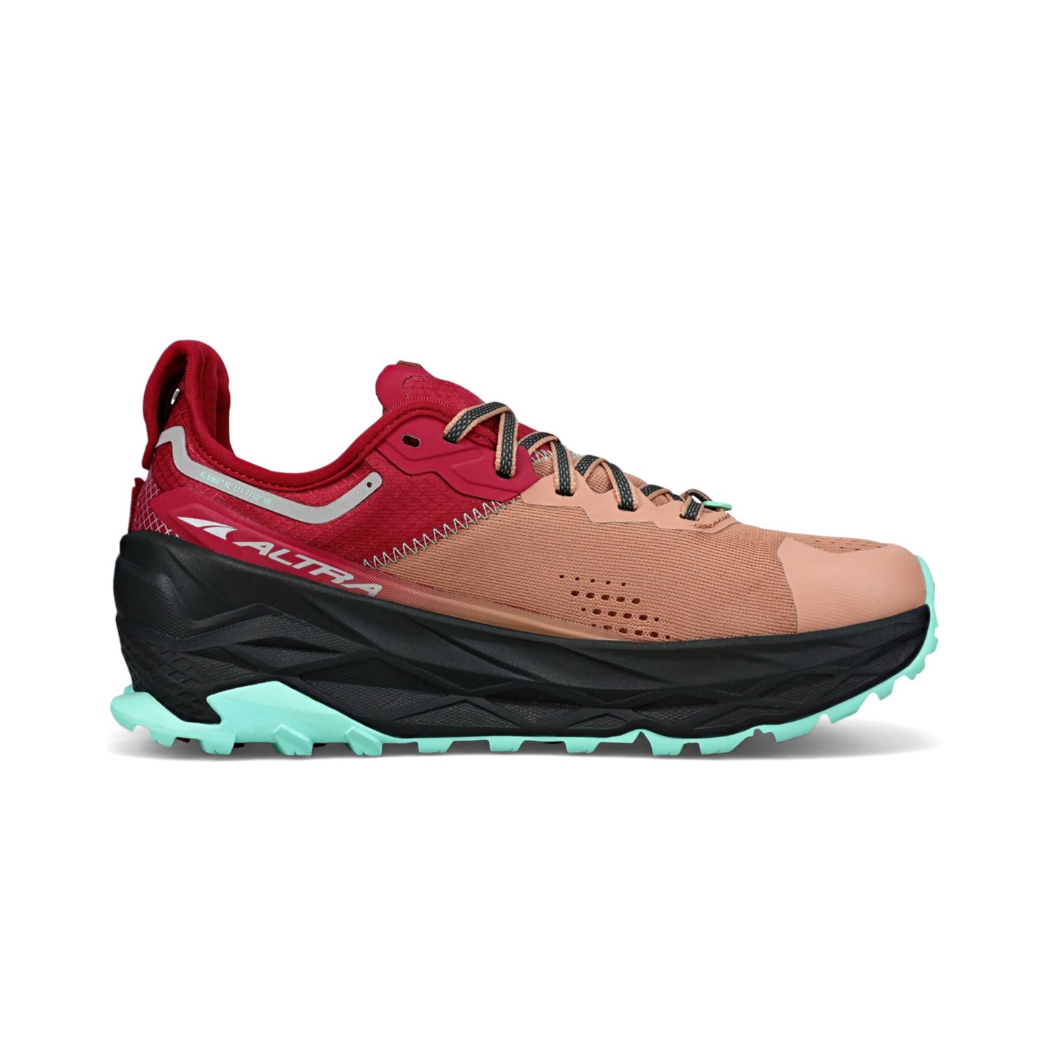 Altra Olympus 5 Women's Trail Running Shoes Brown / Red | NZ-46513879