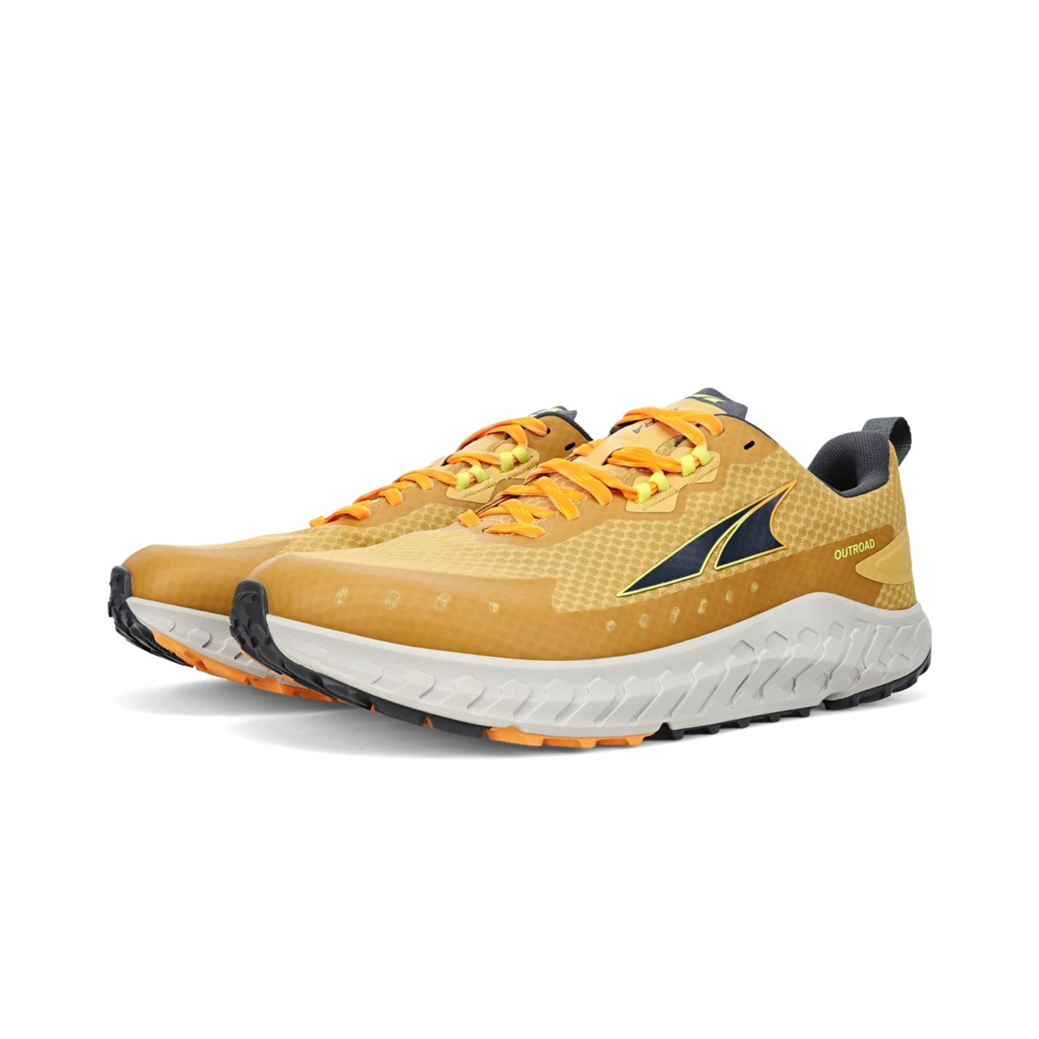 Altra Outroad Men's Road Running Shoes Grey / Yellow | NZ-39567819