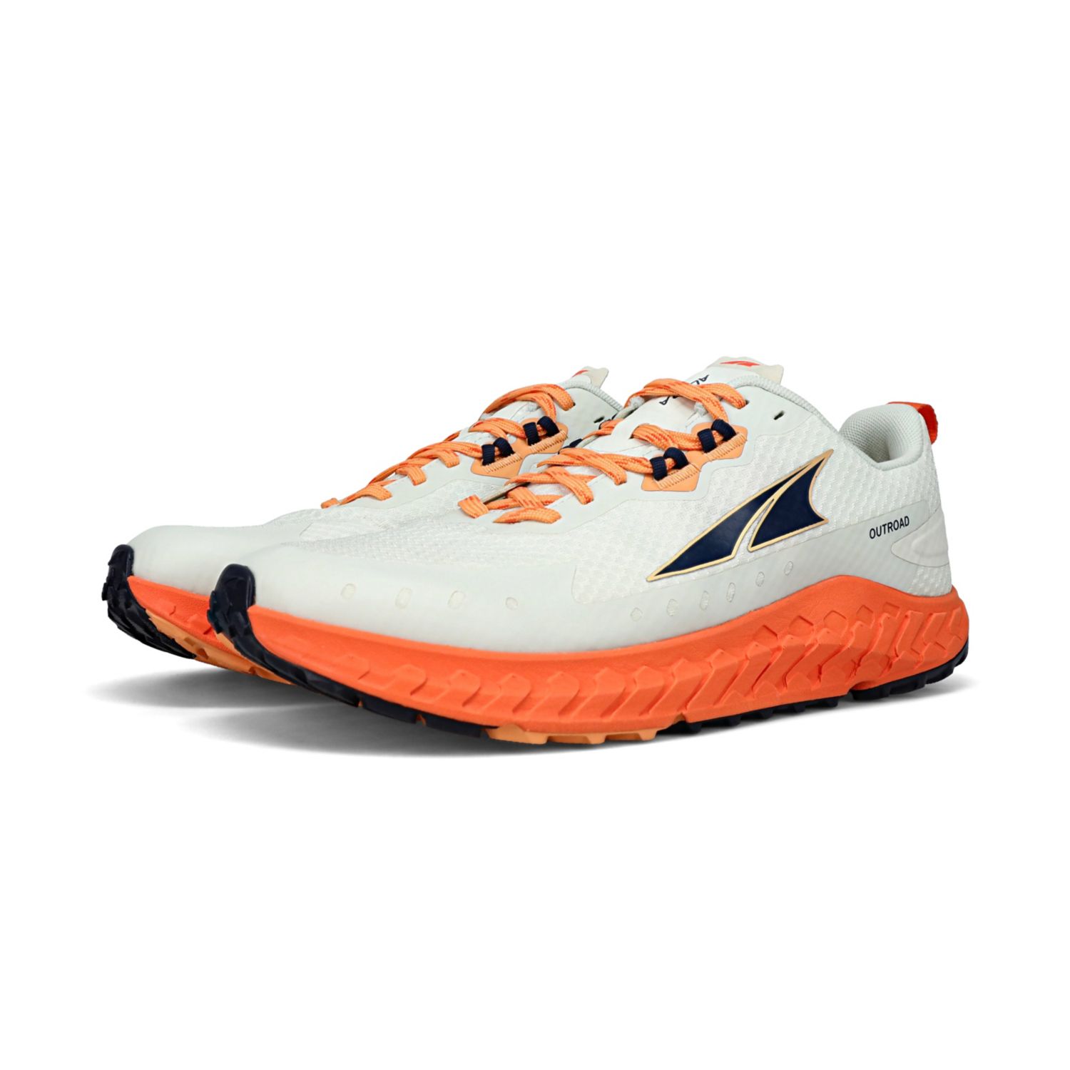 Altra Outroad Men's Road Running Shoes White / Orange | NZ-70692159