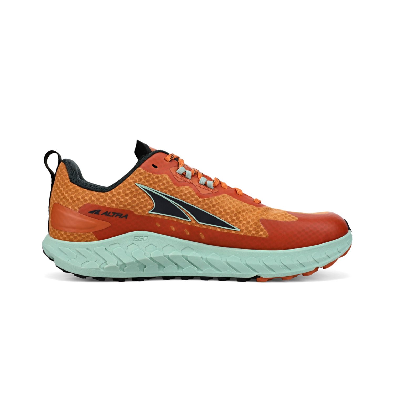 Altra Outroad Men's Trail Running Shoes Green / Orange | NZ-64273059